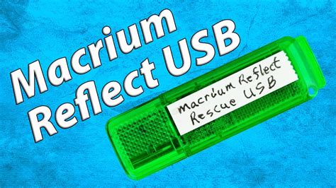 macrium rescueusb boot